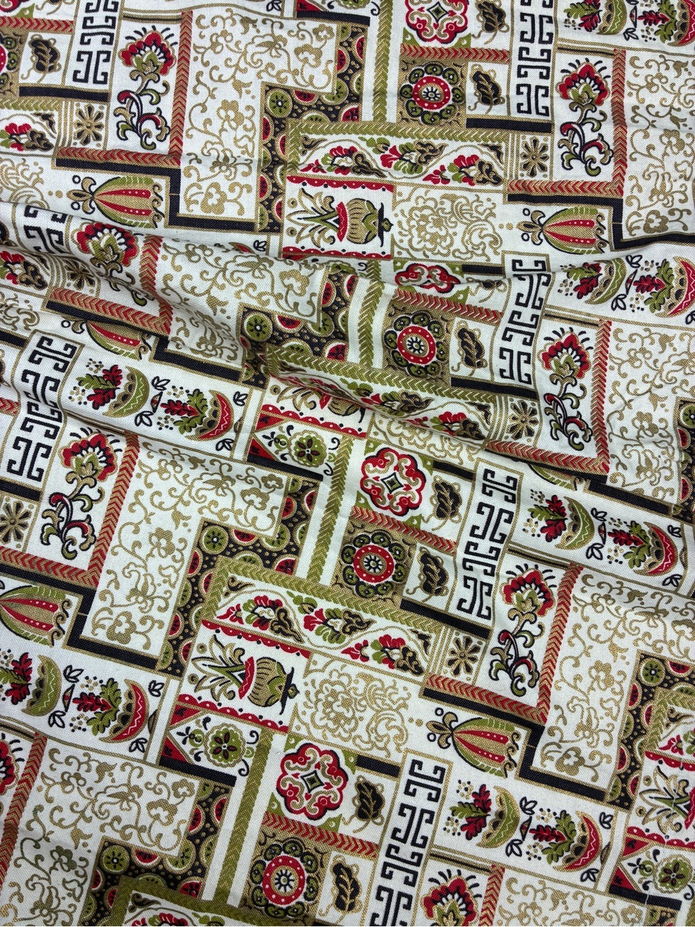 Vintage Mid Century Pinch Pleat Curtains